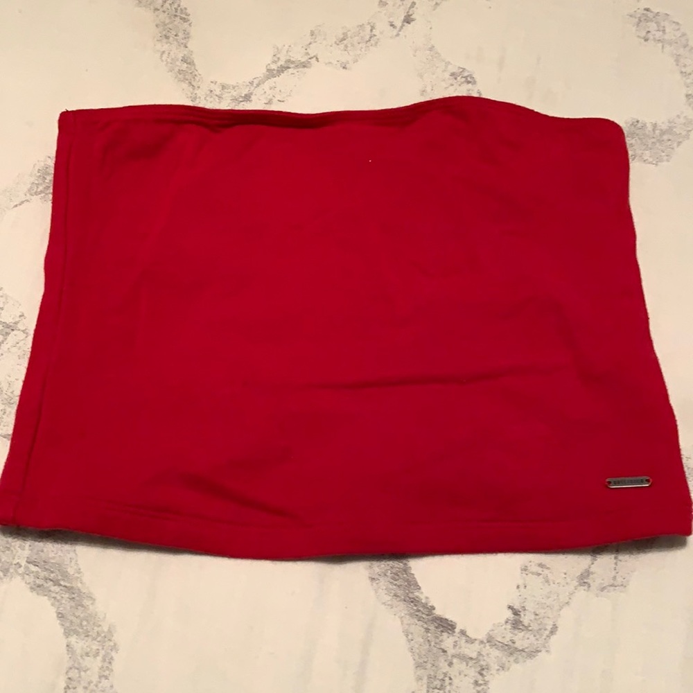 Barely worn red tube top